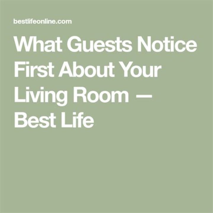 The First Things Guests Notice About Your Living Room, According to Experts