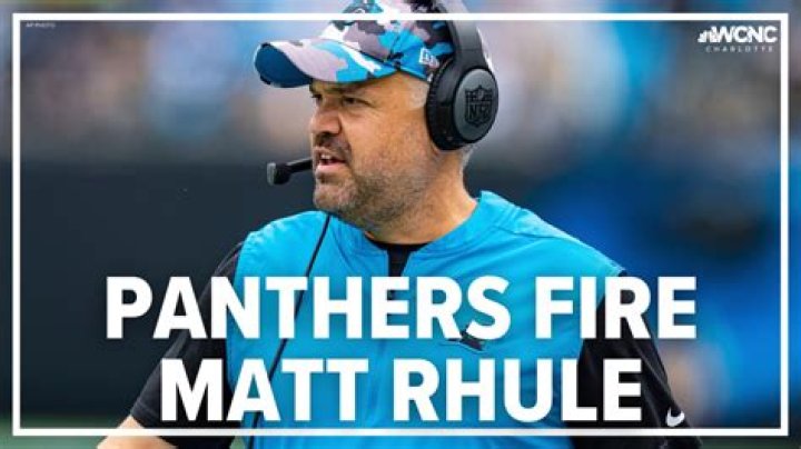 The Panthers Fired Matt Rhule With $40 Million-Plus Left On His Contract