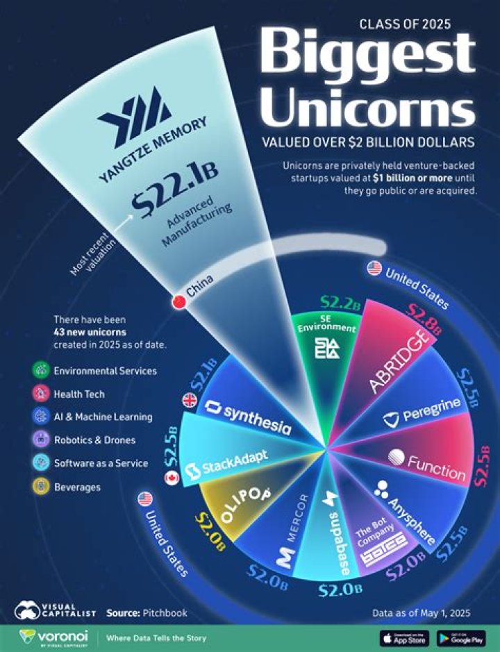 The Ten Most Valuable Unicorns In The World Right Now